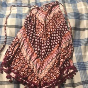 Maurices tie back summer shirt